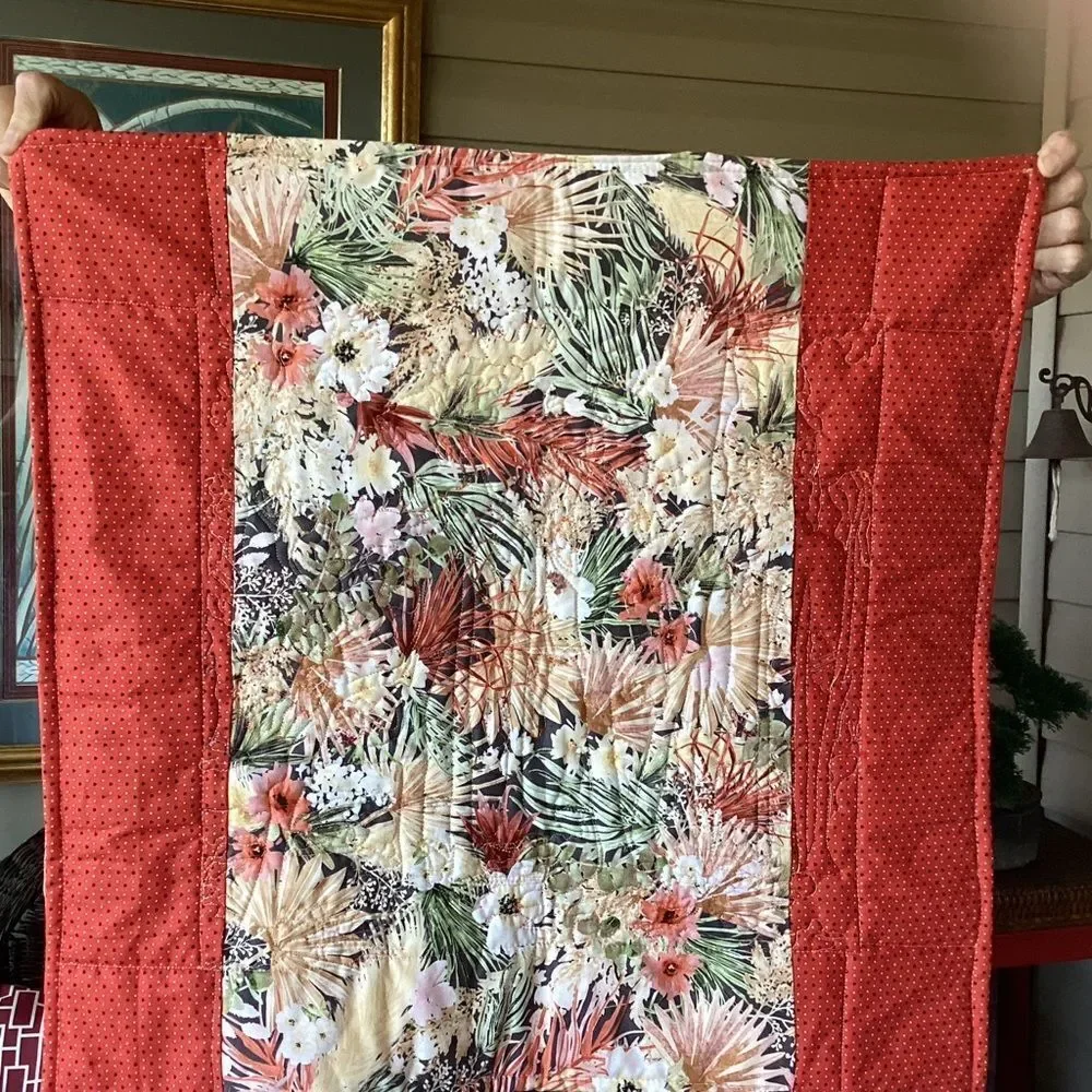 NWT. Hand Crafted Last in a SeriesColorful Forest Art Wall Quilt